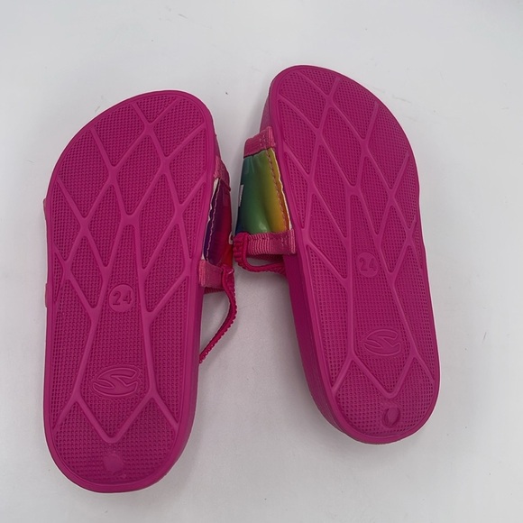 Hobibear Girls’ Hot Pink Casual Pool/Beach Sandals - Size 24M - Picture 3 of 7